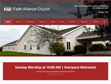 Tablet Screenshot of faithcmachurch.org